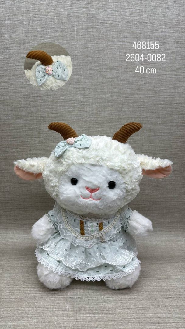 OVEJITA CON VESTIDO ELEGANTE DE 40 CM 