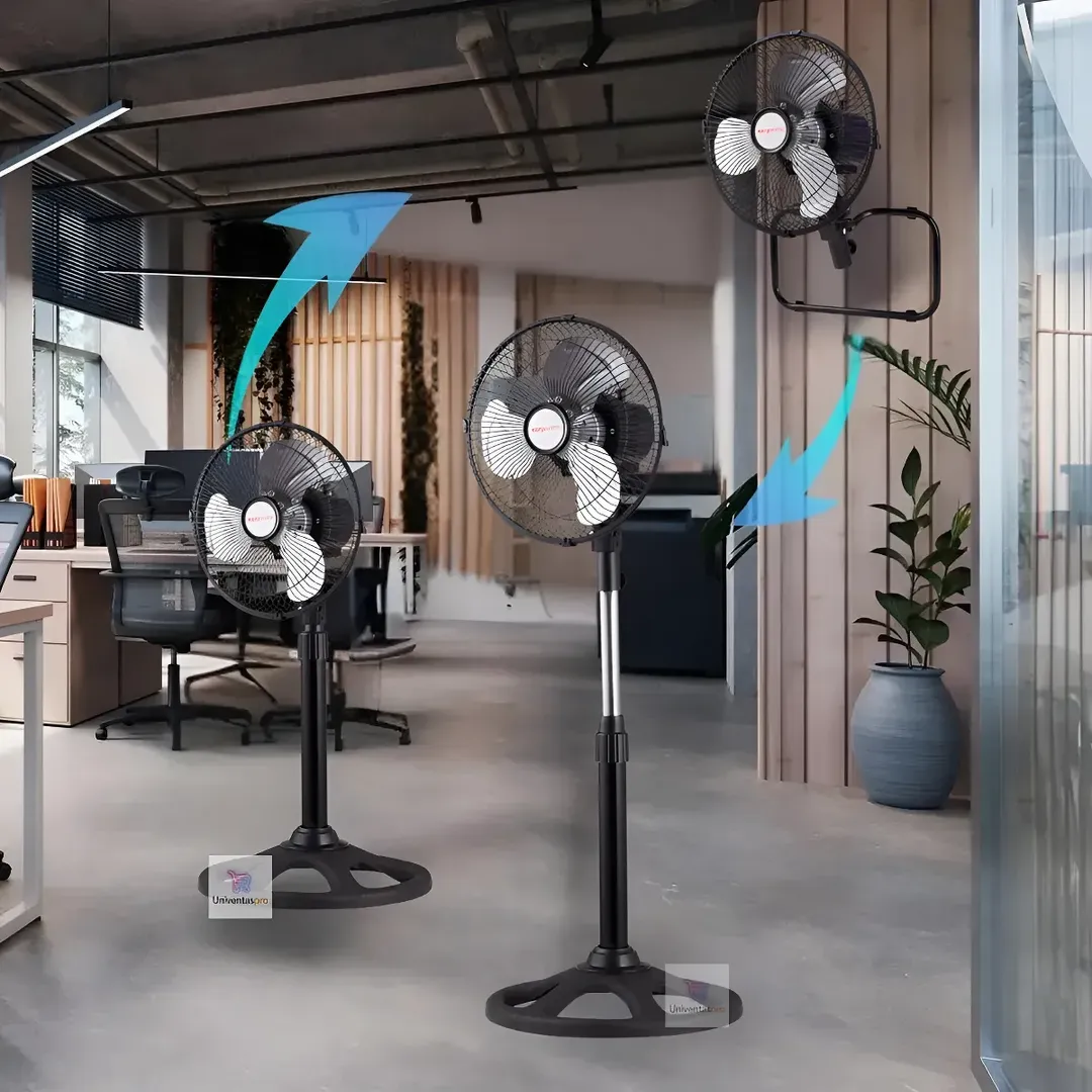  Ventilador De Oficina 3 En 1 (10 Pulgadas / 25 cm)
