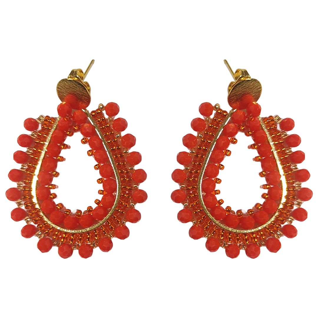 Aretes artesanales Gotas