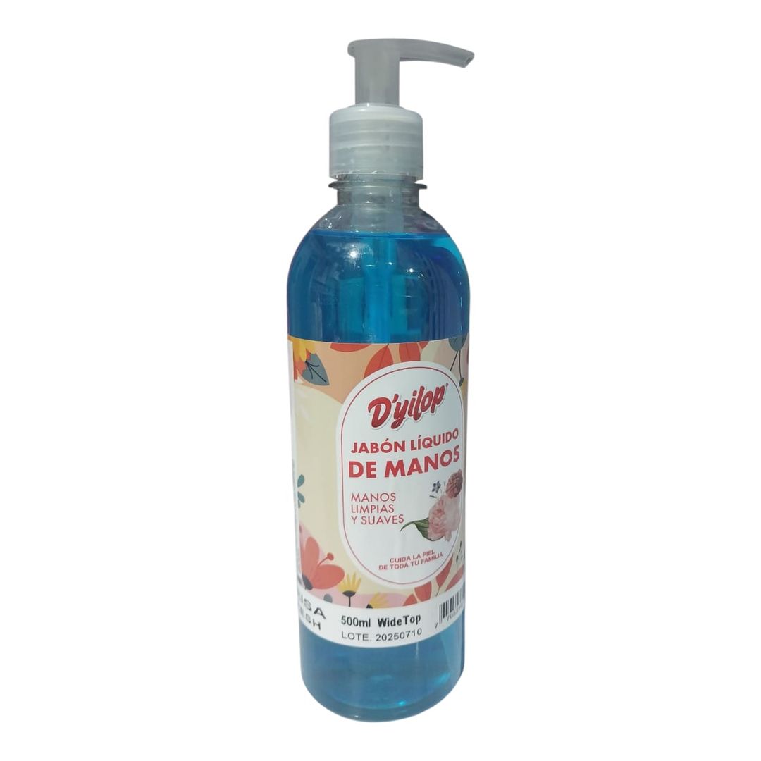  A. JABÓN LIQUIDO MANOS BRISA YILOP X 500 ML VALV. 