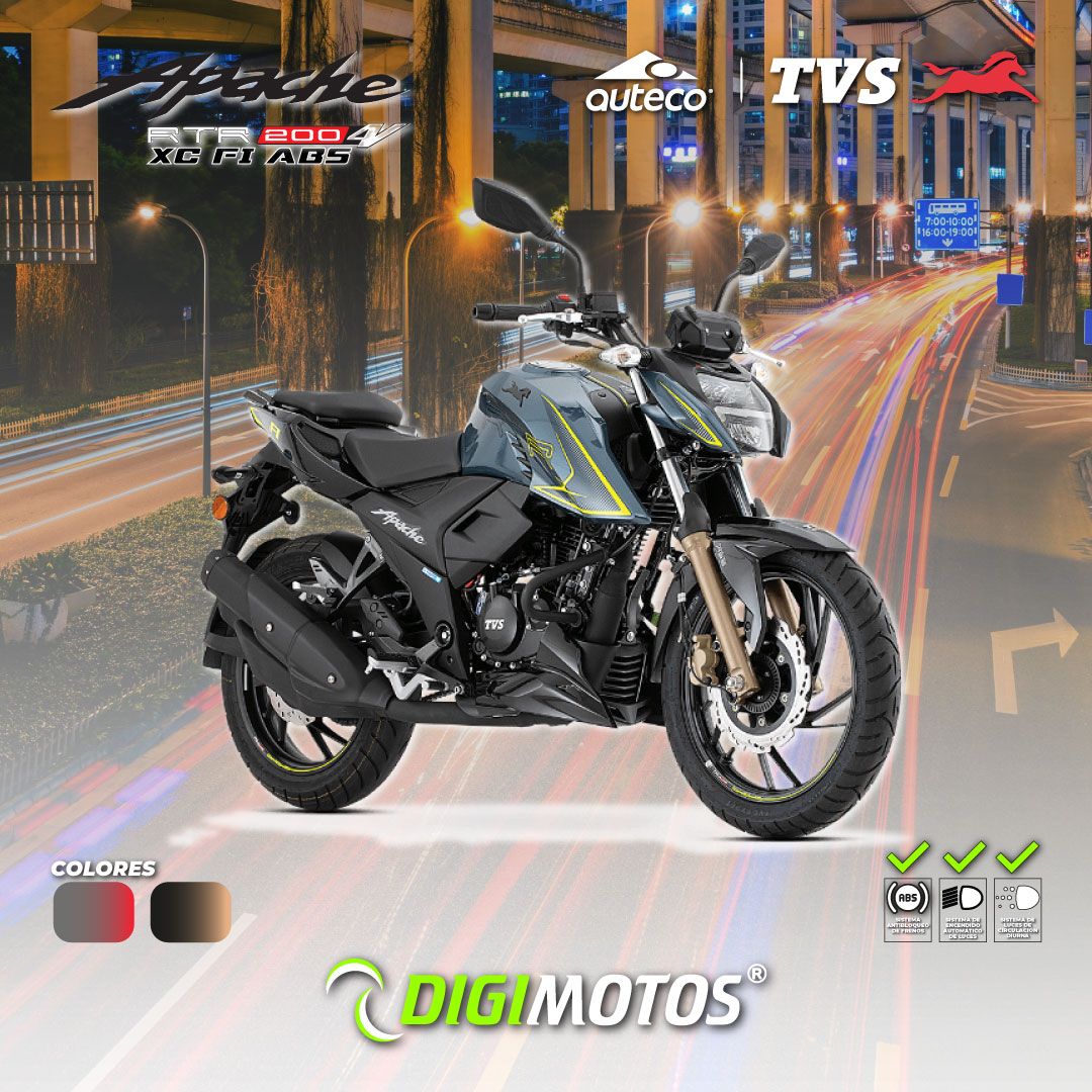 TVS APACHE RTR 200 4V XC FI ABS
