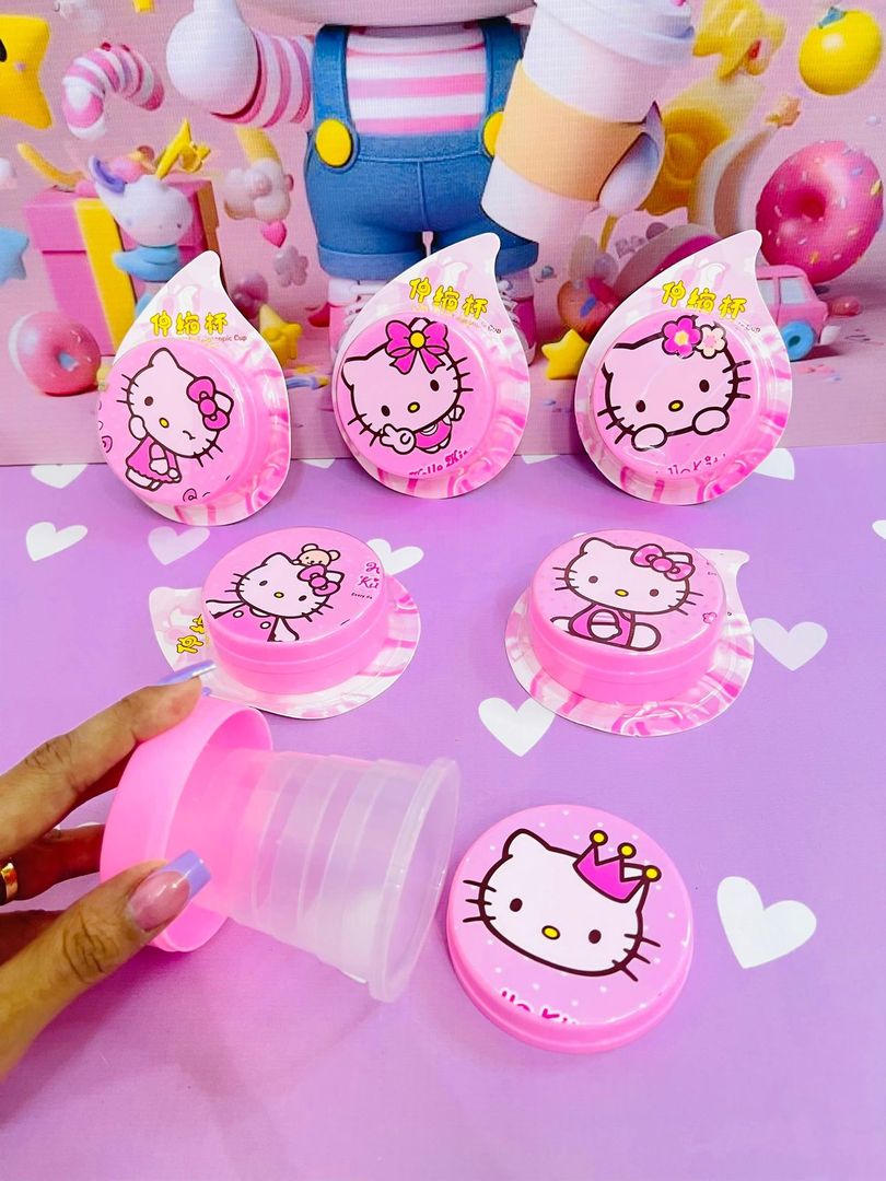 VASO PLEGABLE HELLO KITTY