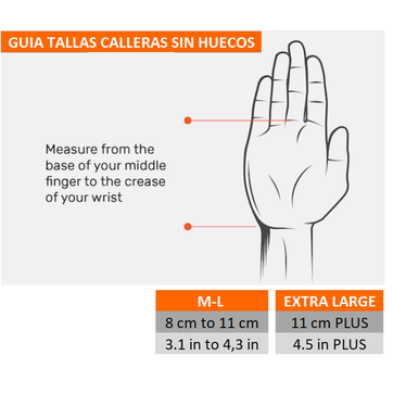 Guia de tallas calleras - imagen 1