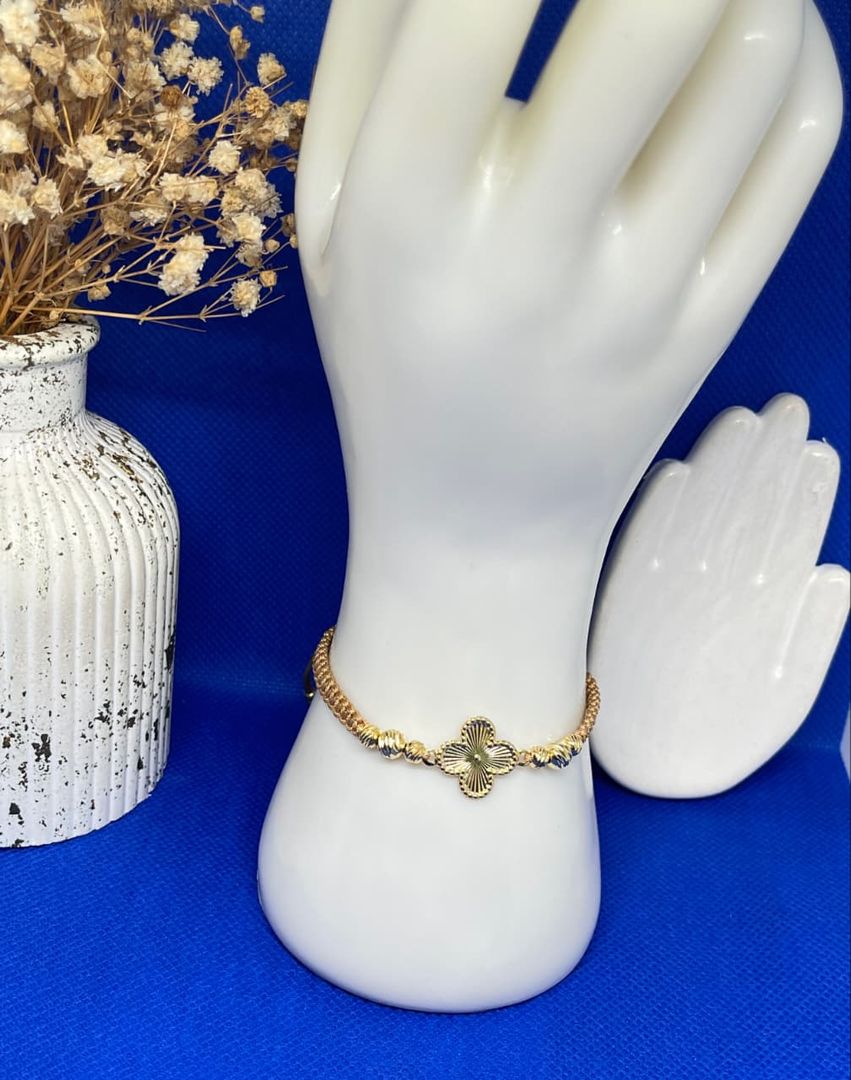 Pulsera van cleef diamantada balin italy 3mm y 5mm 