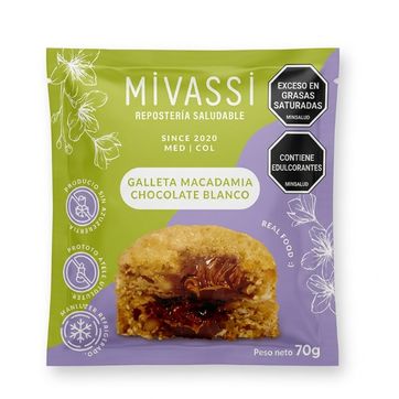 Imagen del producto GALLETA MACADAMIA CHOCOLATE BLANCO MIVASSI