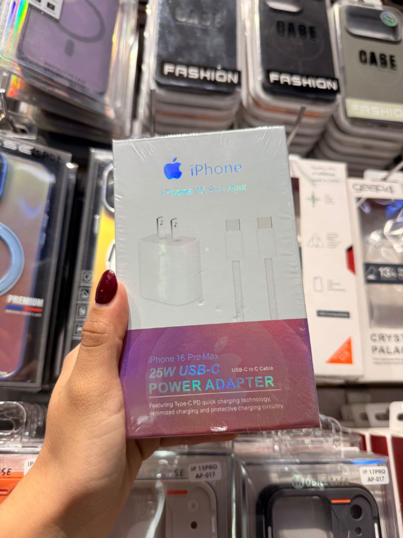 CARGADOR IPHONE 25W TIPO C 