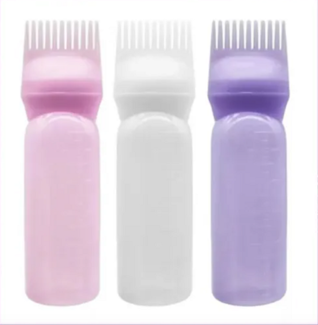 BOTELLA APLICADORA DE PEINE CAPILAR 