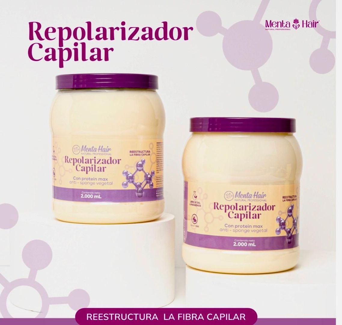 MENTA HAIR REPOLARIZADOR CAPILAR*2 KILOS