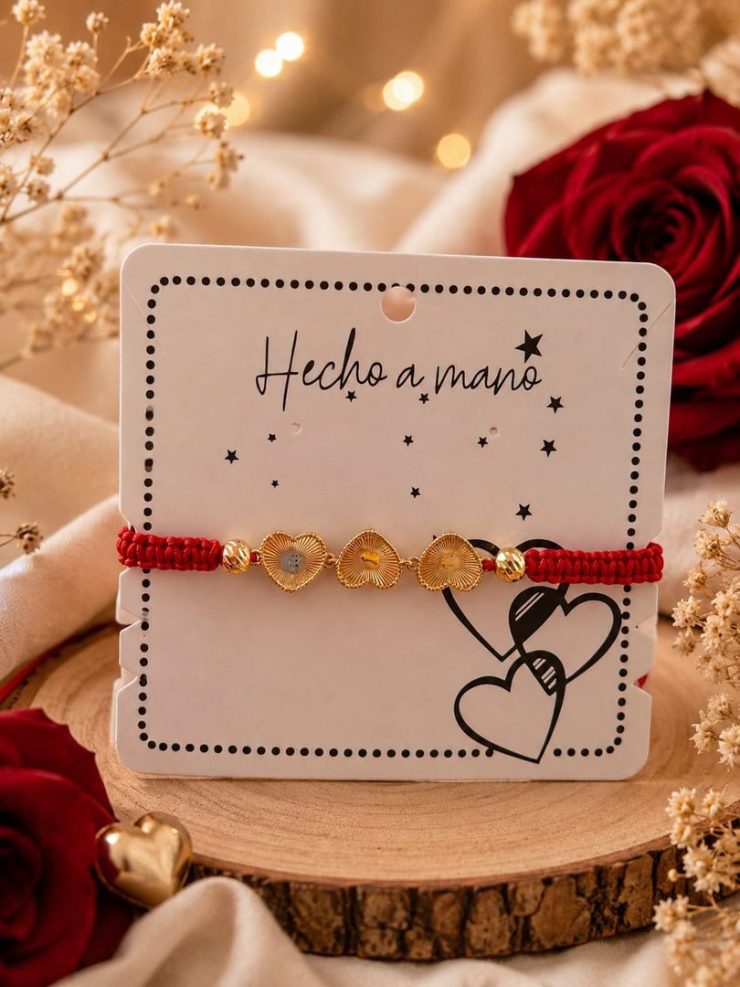 Pulsera Tres Corazones