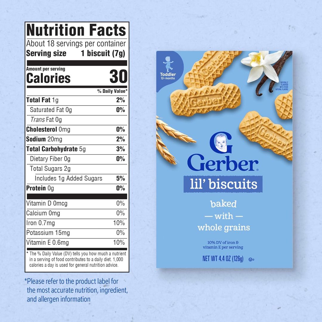 Galletas Lil Biscuit Vainilla GERBER