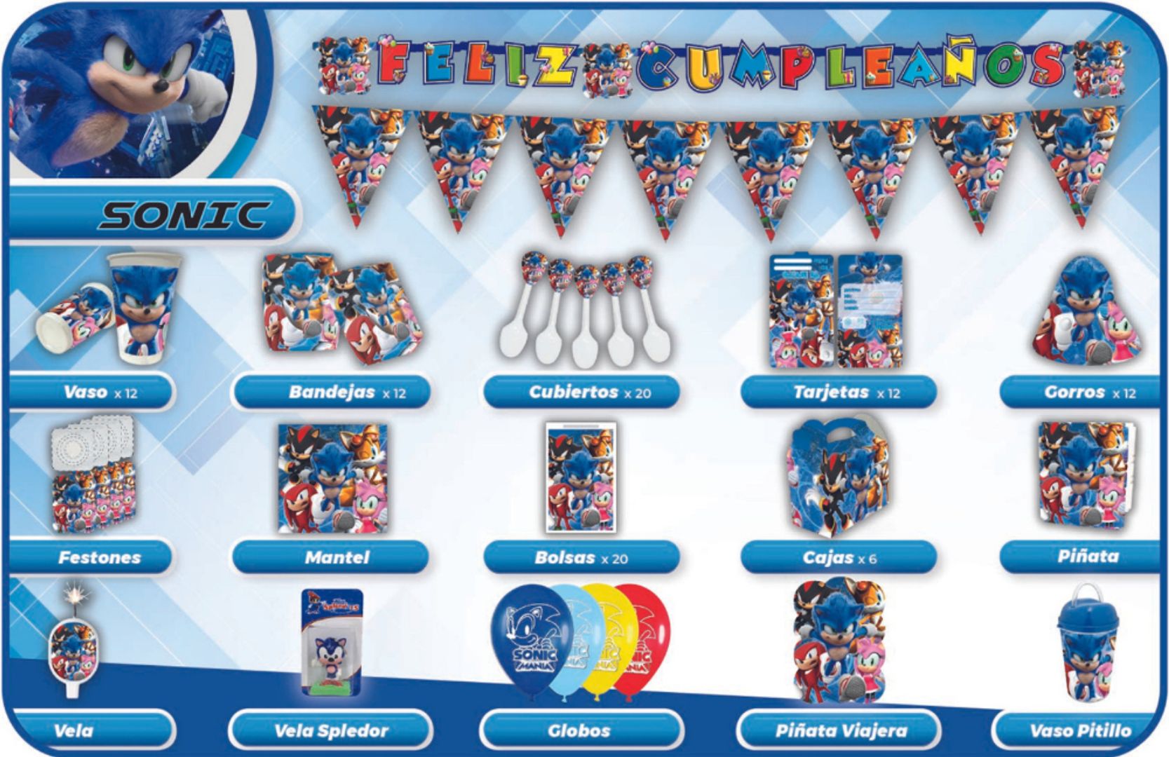 DECORACIÓN SONIC