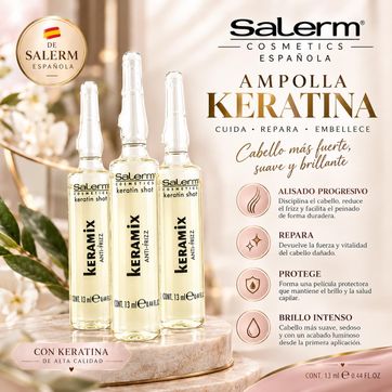 Imagen del producto SALERM 21 KERAMIX KERATIN SHOT AMPOLLA