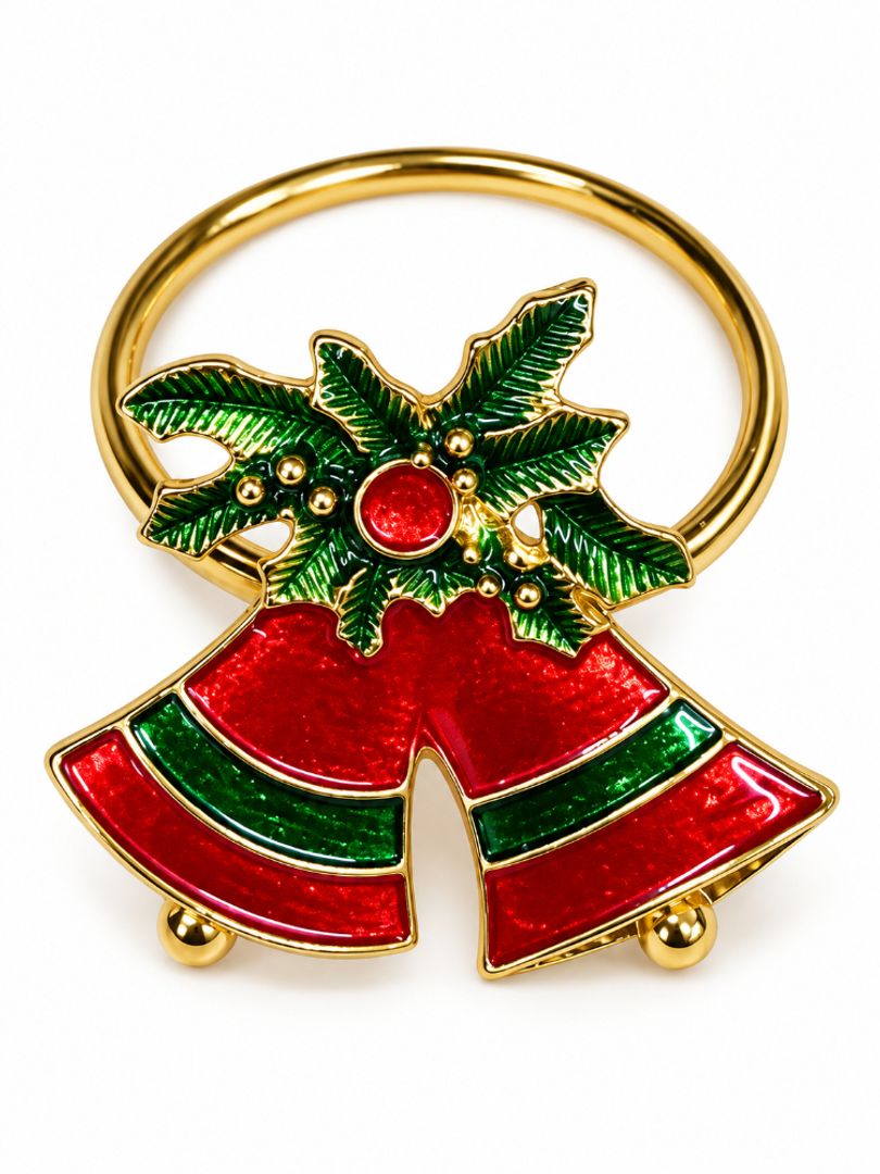ANILLO SERVILLETERO CAMPANA ROJA
