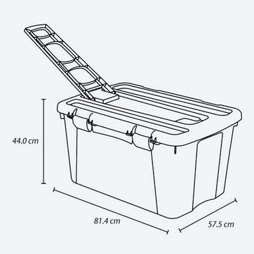 CAJON MOVIL 120L GRIS RIMAX RIMAX  - imagen 2