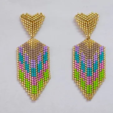 Imagen del producto Arete Flecha Miyuki 