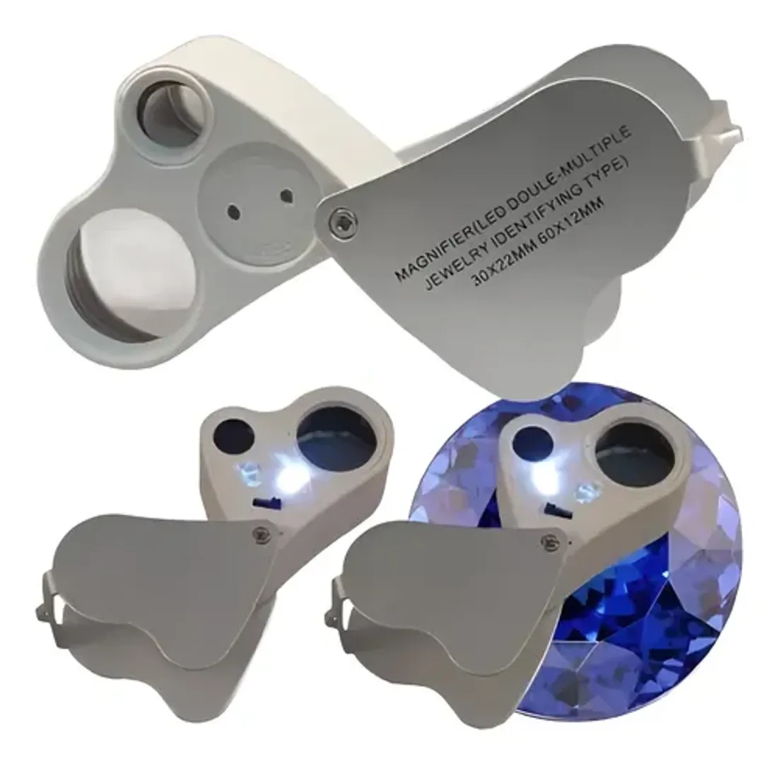 LUPA PARA JOYERIA DOBLE CONLUZ 