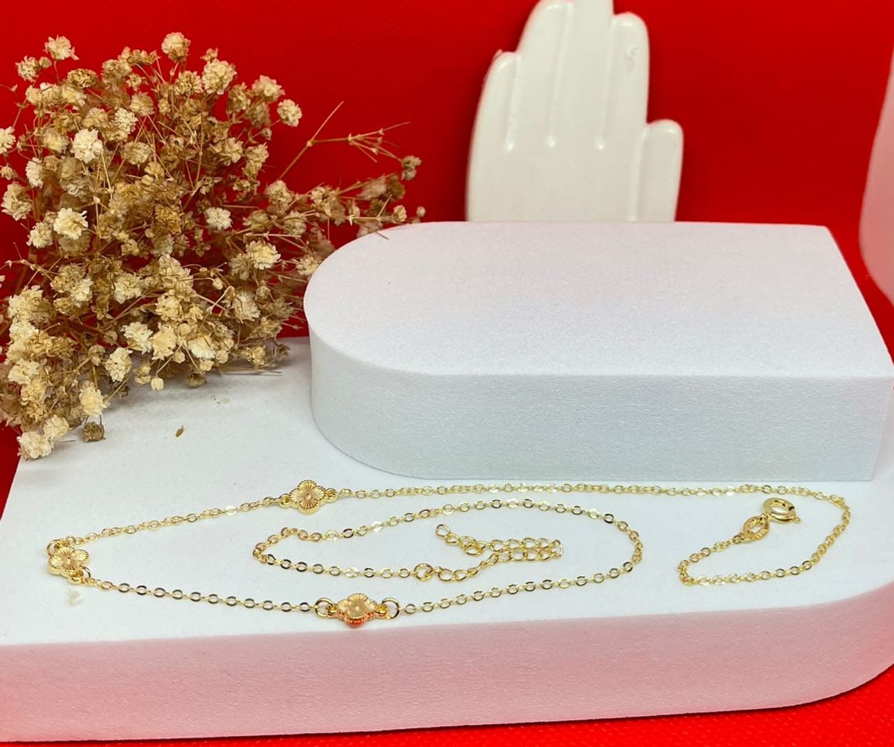 Cadena van cleef diamantada 47cm