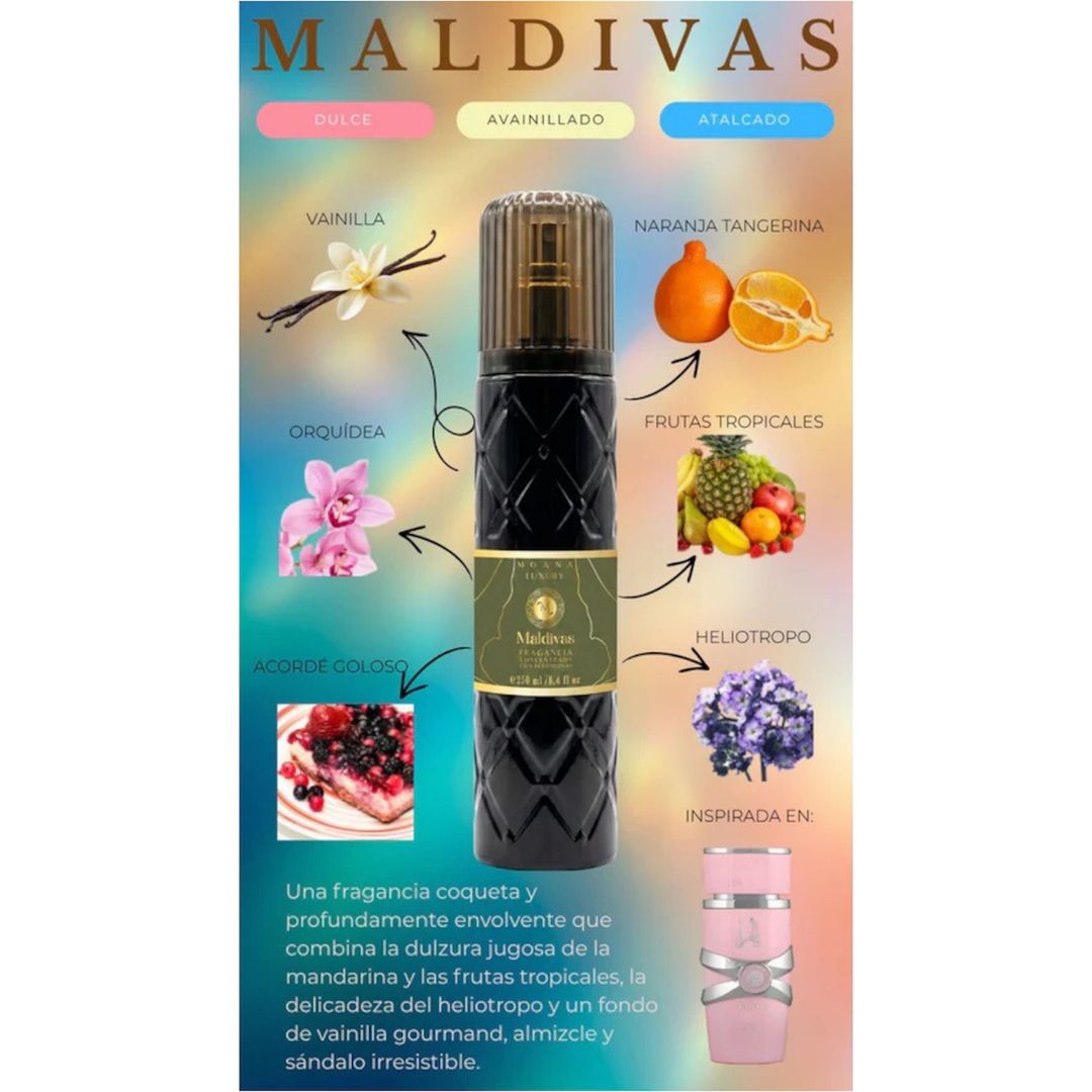 PERFUME UNISEX CON FEROMONAS MOANA LUXURY 250ml