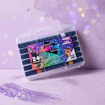 MARCADORES GLITTER GRAFITOS X12 - imagen 1