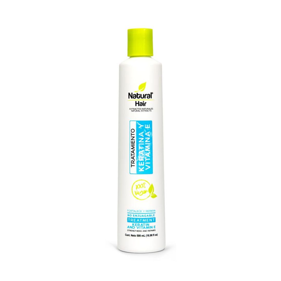 TRATAMIENTO  KERATINA Y VITAMINA E 500 ML
