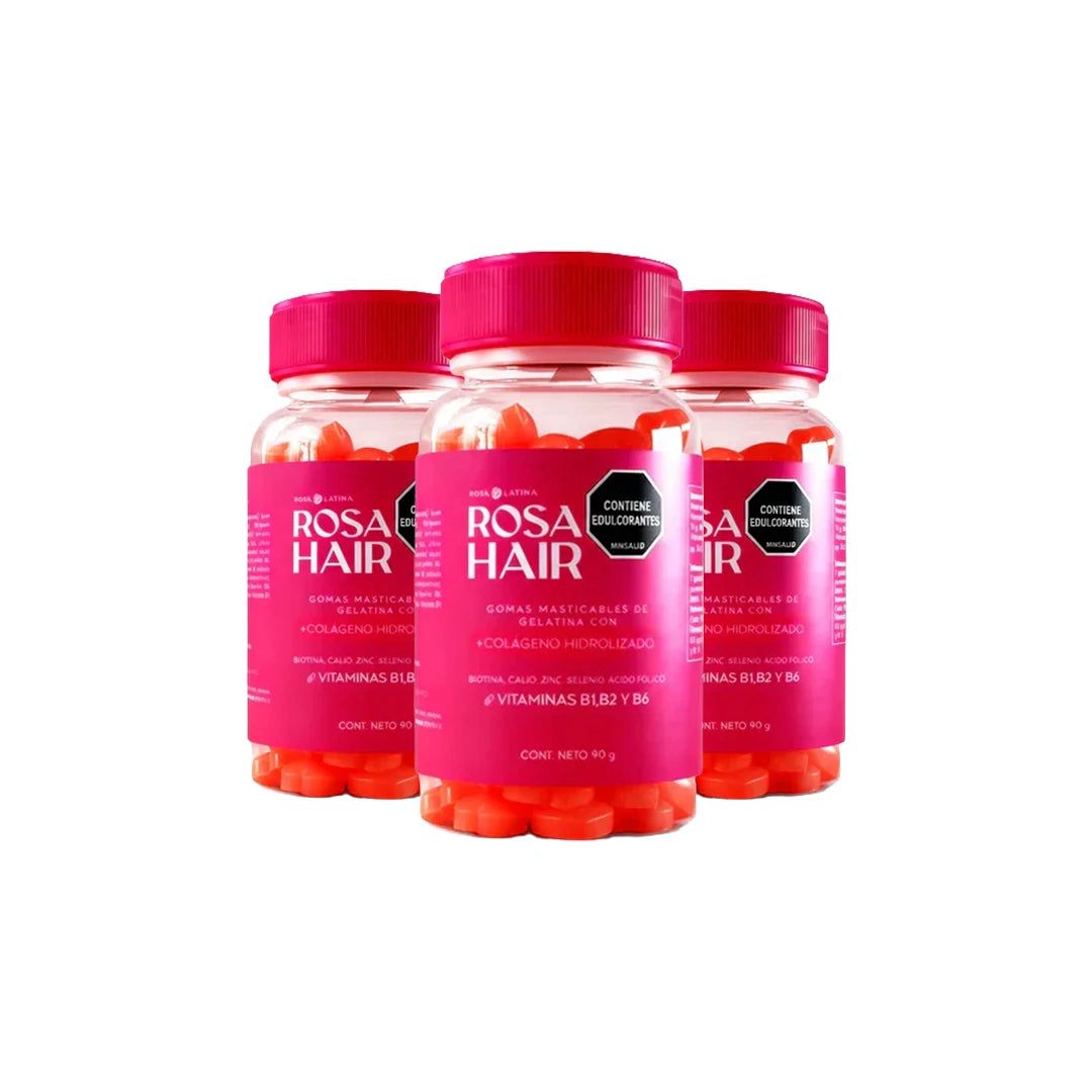 Rosa hair latina gomitas