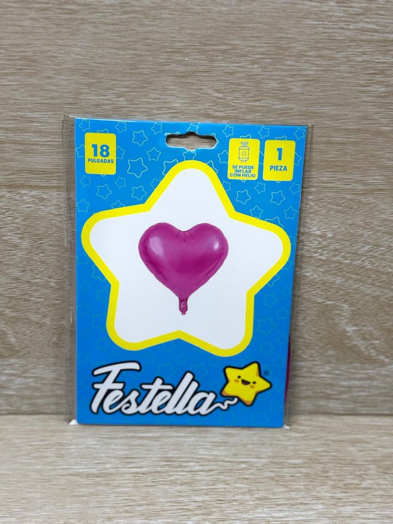 000 CORAZÒN FUCSIA 18´