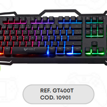 Imagen del producto TECLADO USB GAMER TECH GT400T