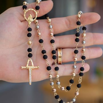 Imagen del producto Camándula 6mm tres oros