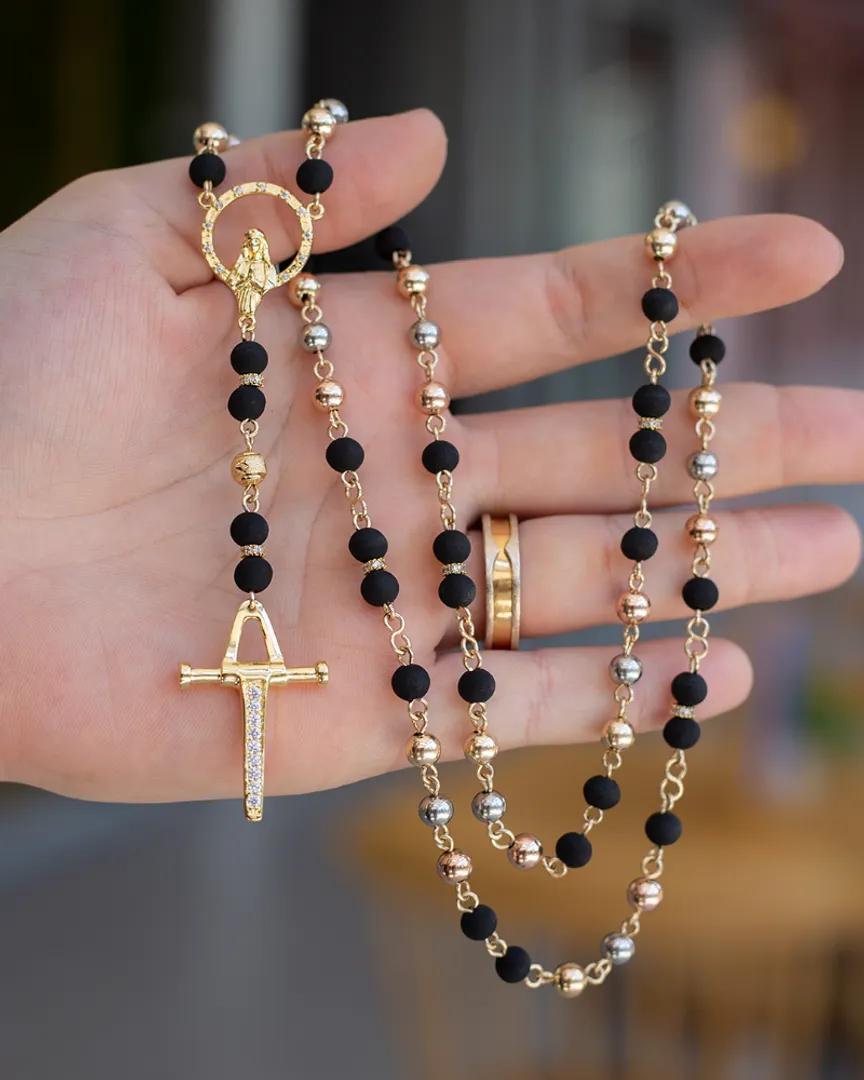 Camándula 6mm tres oros