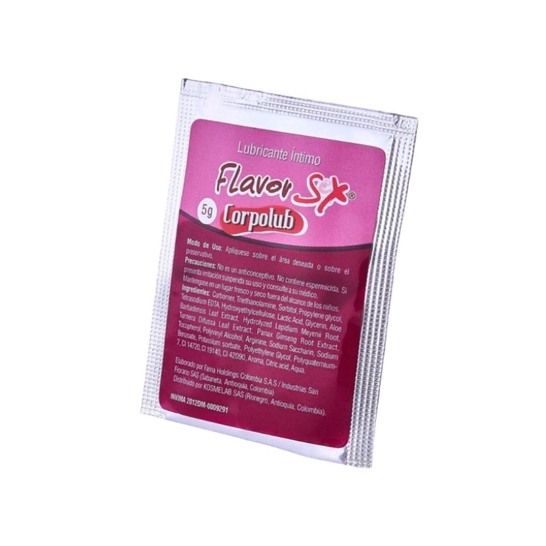 PAPELETA CORPOLUB FLAVOR SEX 