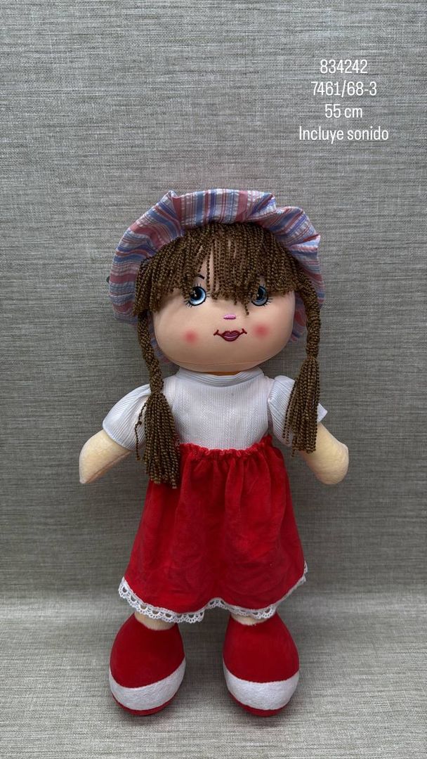 MUÑECA DE TRAPO SURTIDA 55 CM