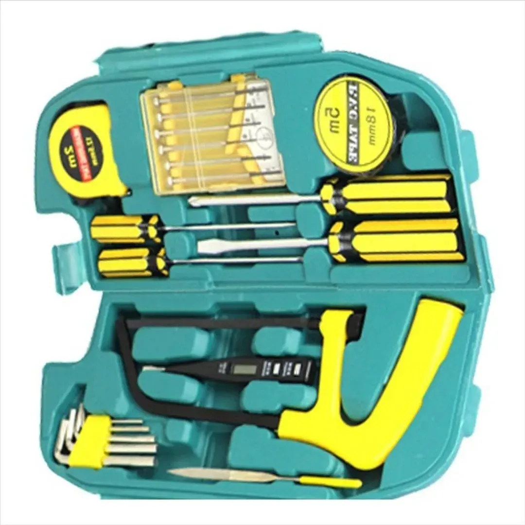 KIT JUEGO DE HERRAMIENTAS 27 PIEZAS CON ESTUCHE MULTIFUNCIONAL