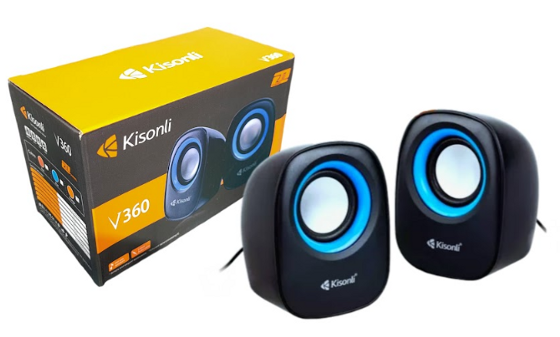 PARLANTE DE COMPUTADOR KISONLI V360