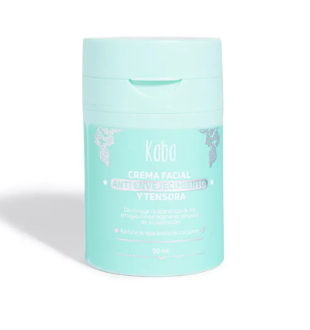 Crema Facial Antienvejecimiento y Tensora Kaba 50 ML