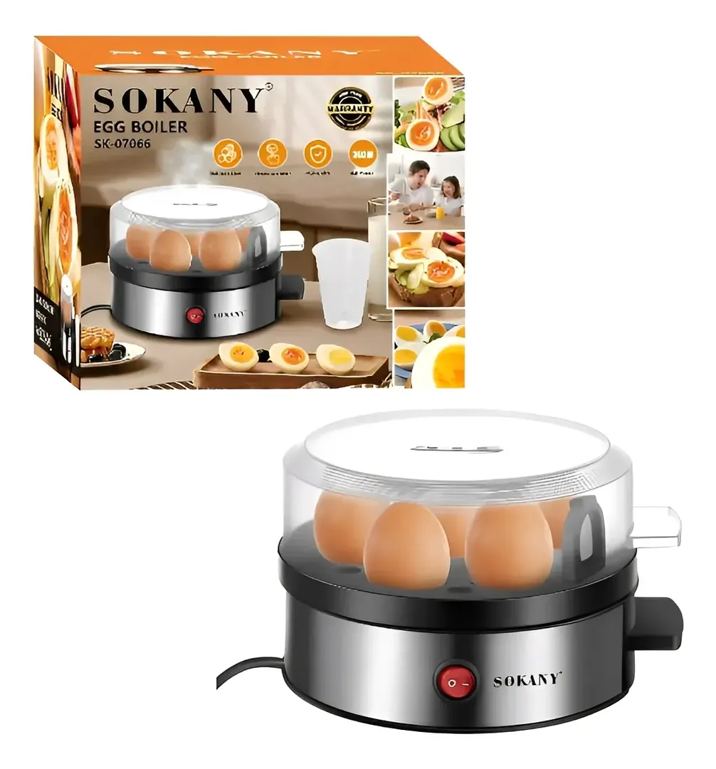 Hervidor De Huevos Sokany Electrico Vaporizador