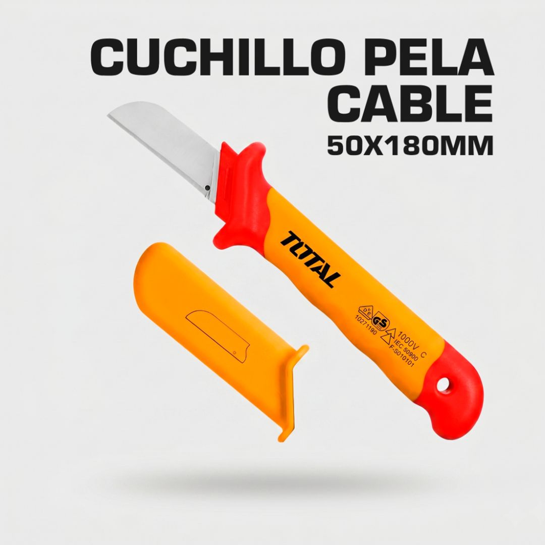 CUCHILLO PELACABLE AISLADO 50X180MM  1000V