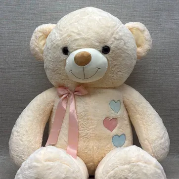Imagen del producto OSO PATAS LARGAS CON BORDADO Y CINTA 1.20 CM