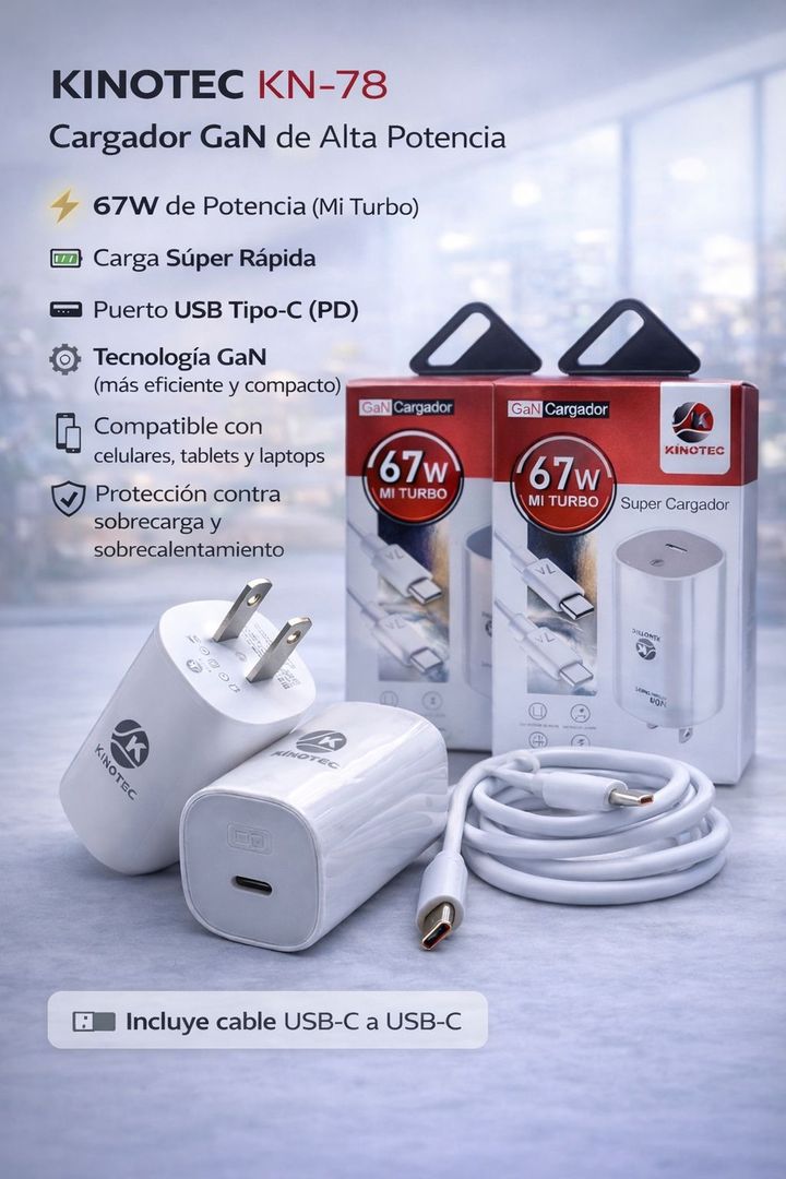 Cargador Kinotec KN-78 TC-TC 
