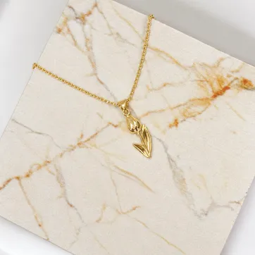 Imagen del producto Cadena tulipán dorado 