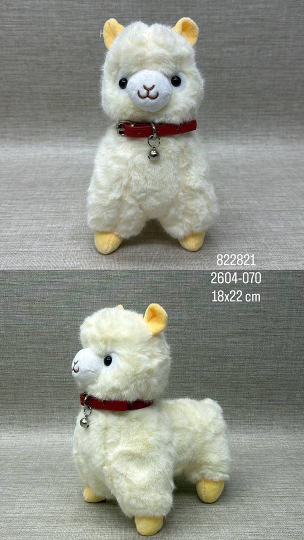 LLAMA COLOR CREMA DE 18X22 CM 
