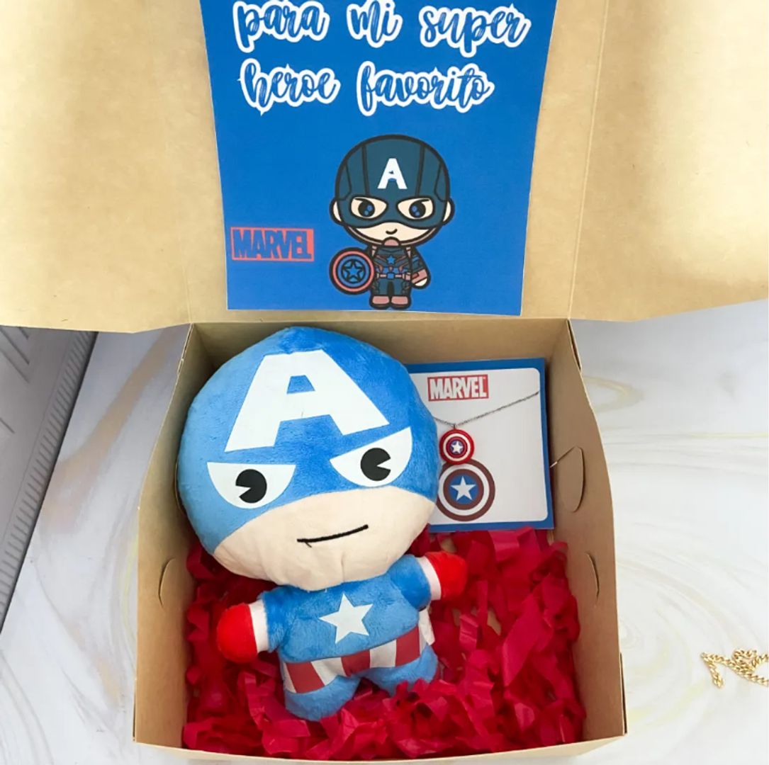  CAJITA CAPITAN AMERICA