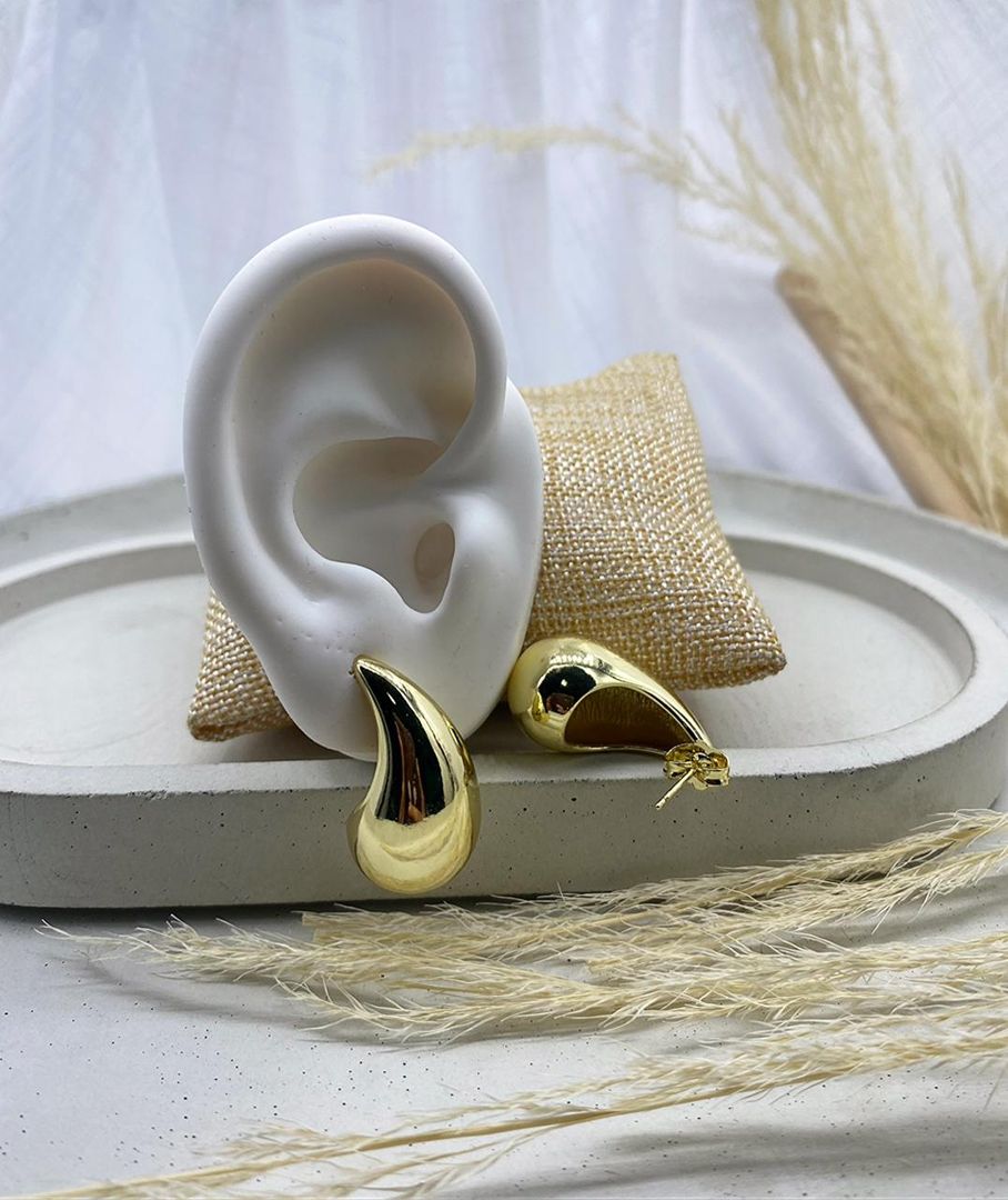 Topo gota dorado grande, covergold 
