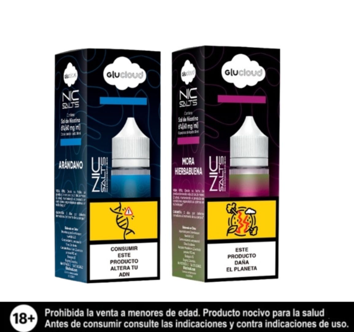 2 Esencias Liquidas Glucloud