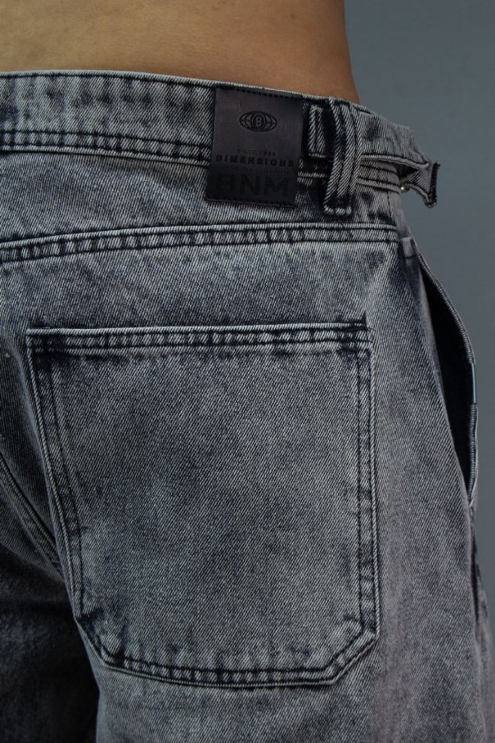 JEANS BAGGY CORREAS GRIS