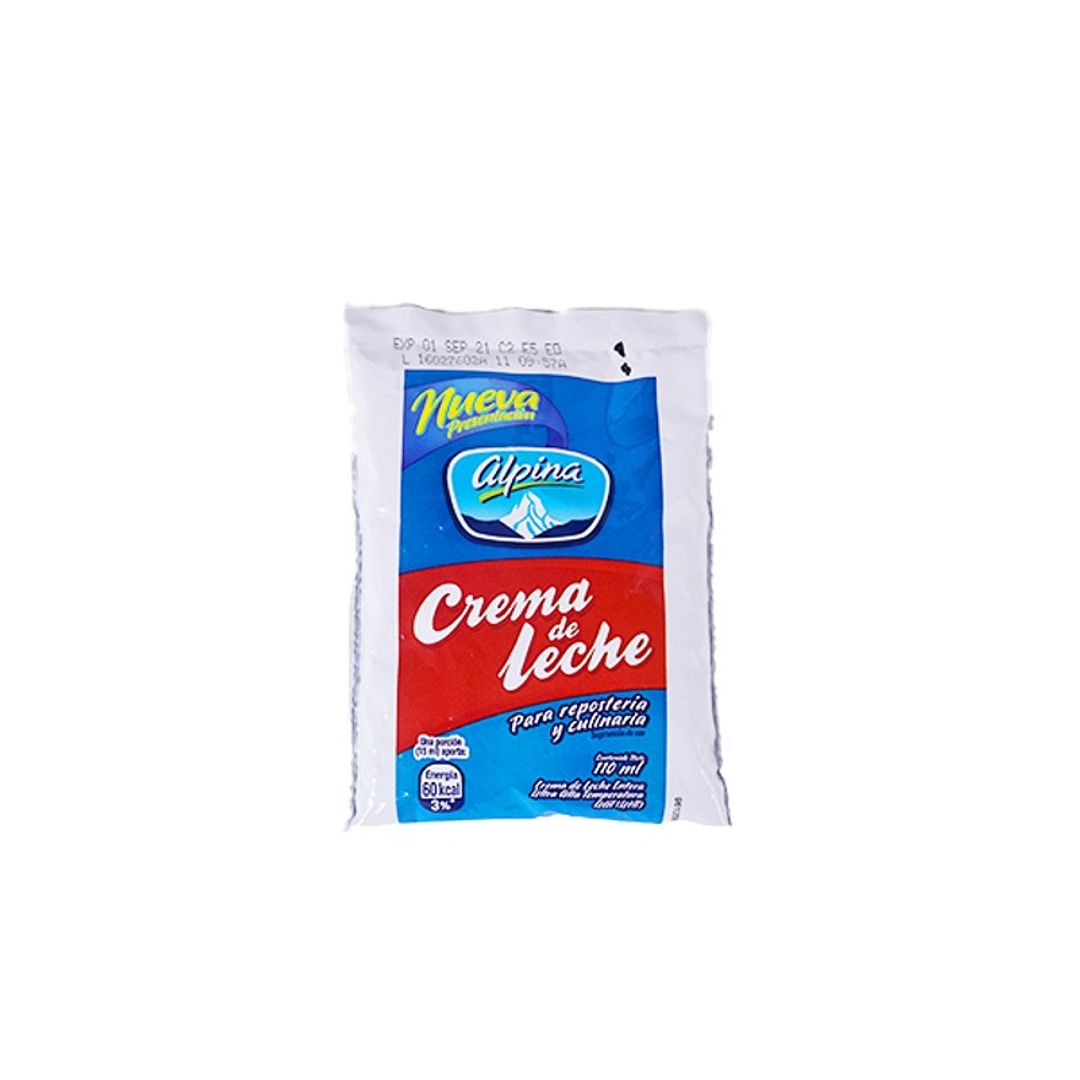CREMA DE LECHE ALPINA*110ML