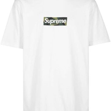 Imagen del producto CAMISETA SUPREME “CAMO BOX LOGO” BLANCO (TALLA M)
