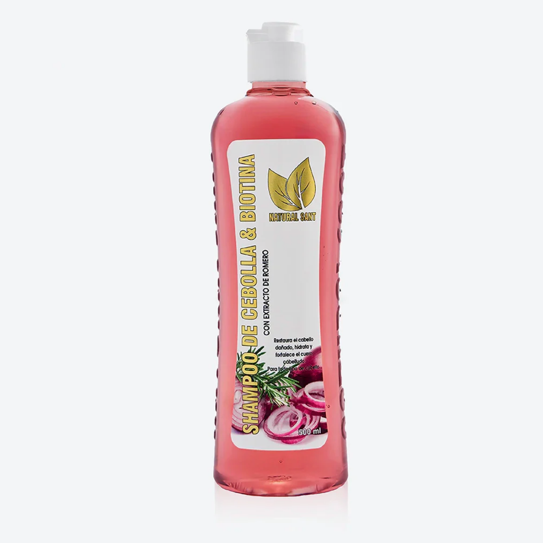 SHAMPOO CEBOLLA, ROMERO Y BIOTINA X 500ML