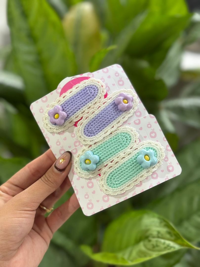 CLIPS TEJIDO PASTEL