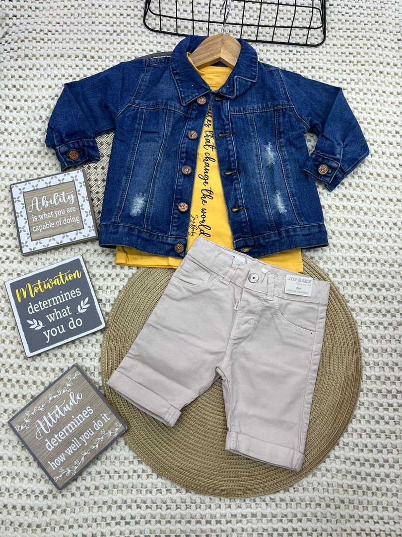 Conjunto bermuda bebito