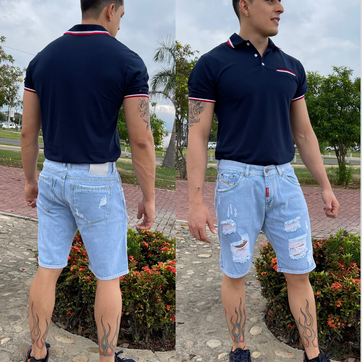 Imagen del producto BERMUDA CABALLERO JEAN RIGIDO